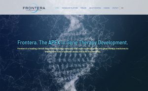 Frontera Therapeutics Website Design and Development