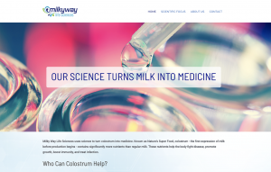 Milky Way Sciences Website Design and Development