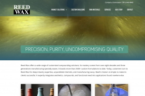 Reed Wax Website Design and Development
