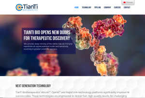 TianTi Biotherapeutics Website Design and Development