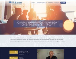 U.S. Boston Growth Capital Website Design and Development
